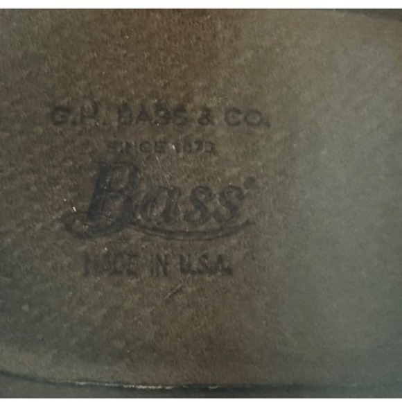 GH Bass Vintage Saddle Shoes Black White Leather Oxfords USA M 9.5 Preppy Retro main image 4